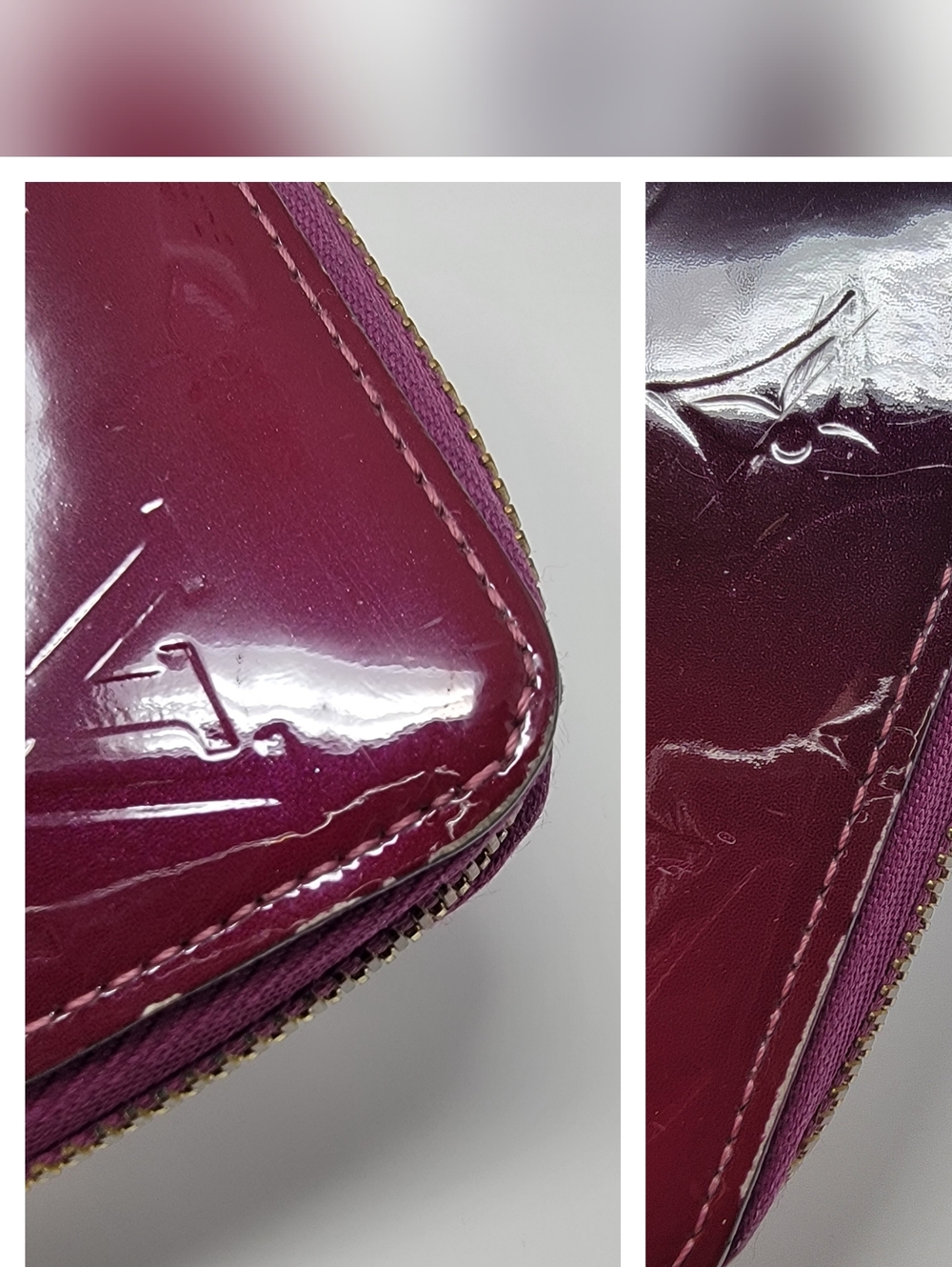 Louis Vuitton Vernis Enamel Patent Leather Zippy Long Wallet | Limited Edition - Picture 8 of 11
